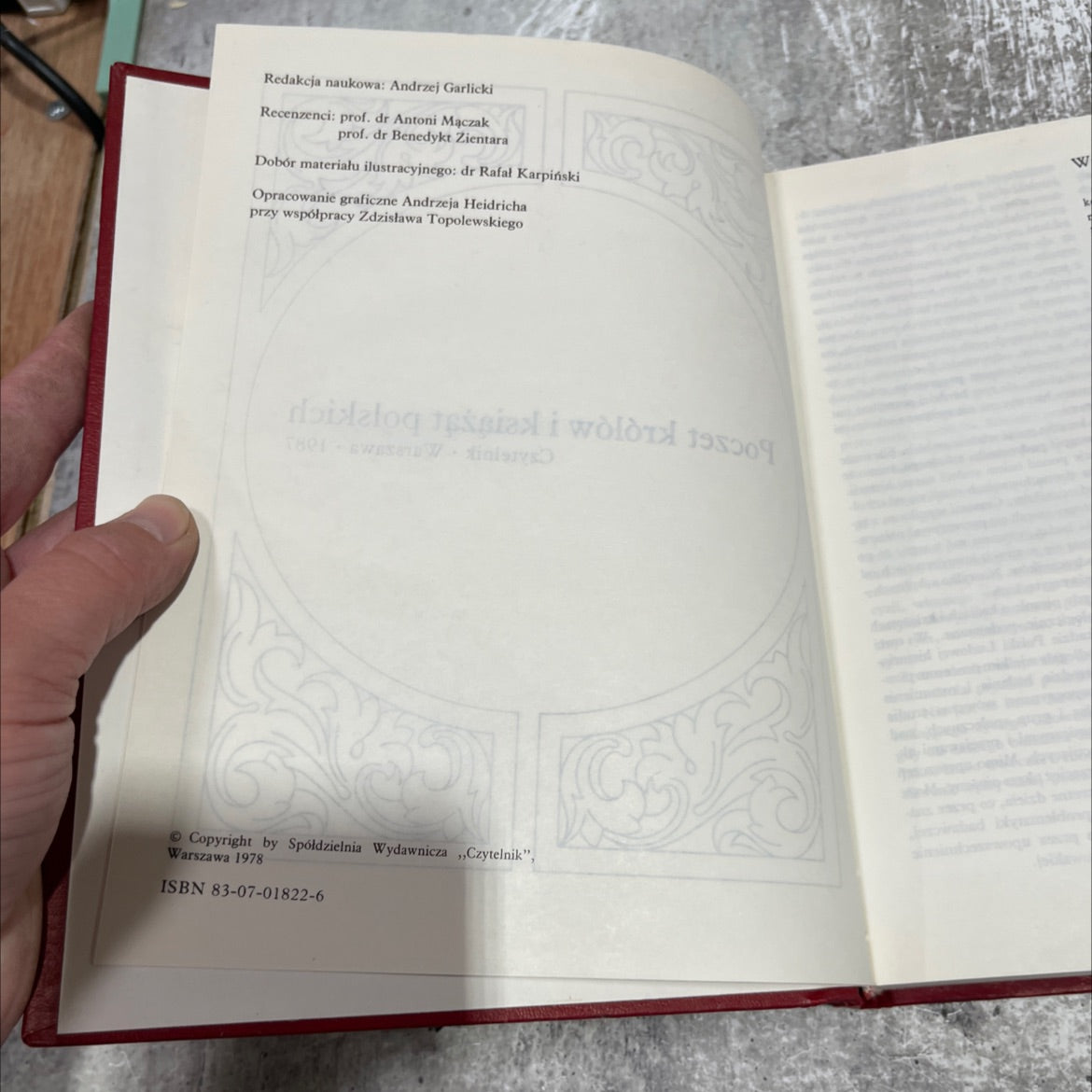 poczet królów i książąt polskich book, by unknown, 1987 Hardcover image 3