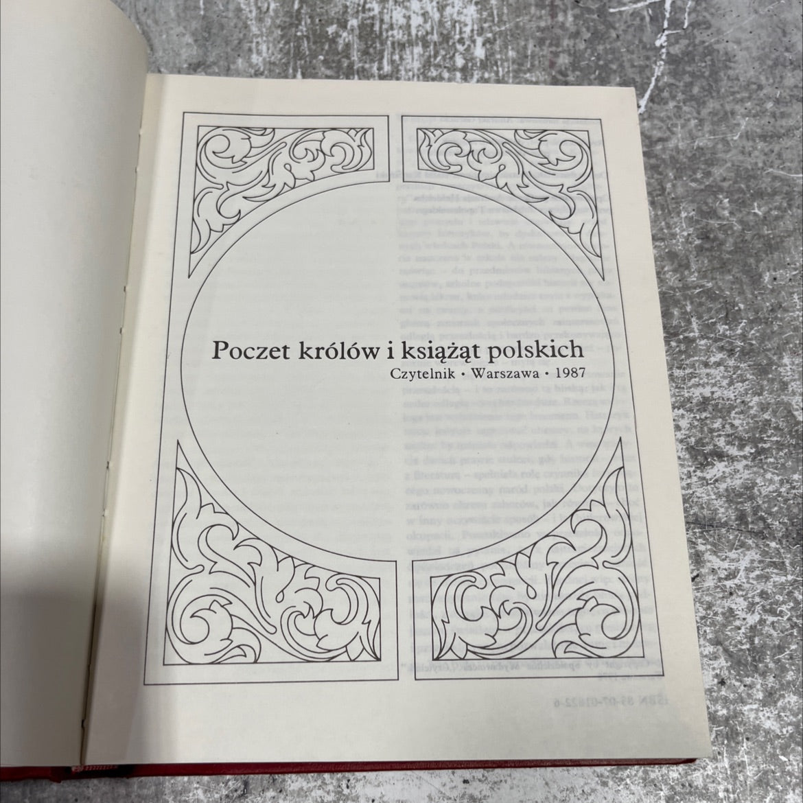 poczet królów i książąt polskich book, by unknown, 1987 Hardcover image 2