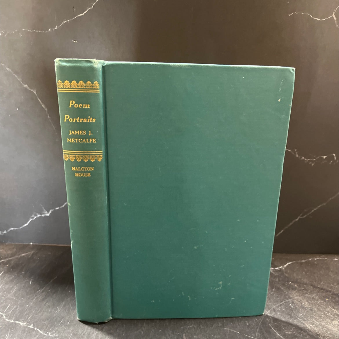 SIGNED poem portraits a collection of verse book, by james j. metcalfe, 1948 Hardcover, First Edition, Vintage image 1