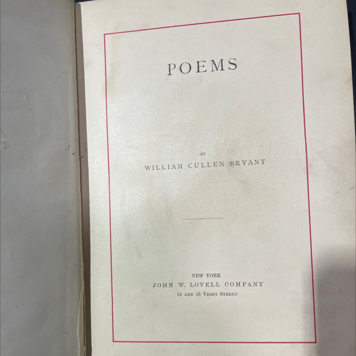 poems by william cullen bryant book, by william cullen bryant, 1970 Hardcover image 2