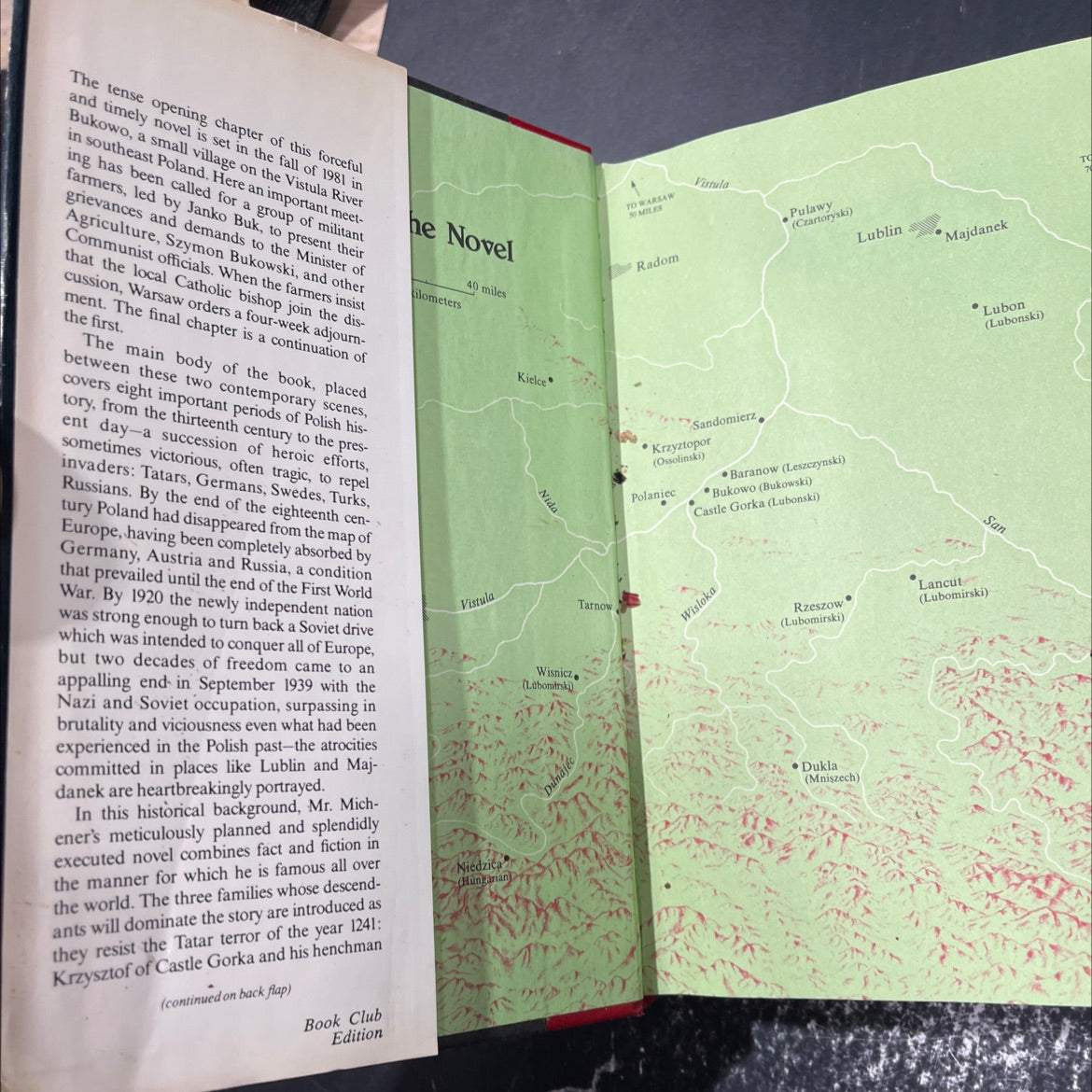 poland book, by james a. michener, 1983 Hardcover image 4