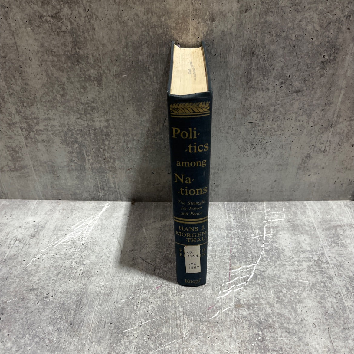 politics among nations the struggle for power and peace book, by hans j. morgenthau, 1967 Hardcover image 4