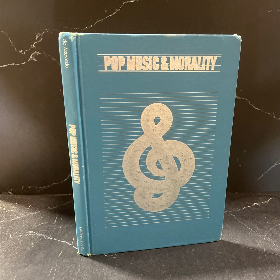 pop music & morality book, by lex d e a z with chris ev edo, 1982 Hardcover image 1