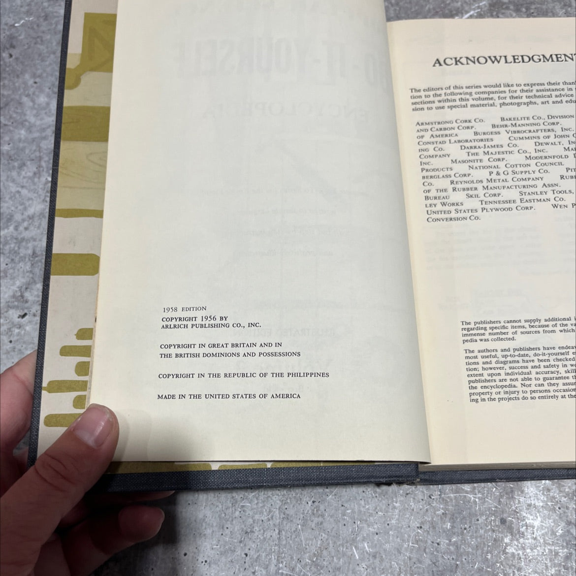 popular science do-it-yourself encyclopedia illustrated edition volume 2 book, by unknown, 1958 Hardcover image 3