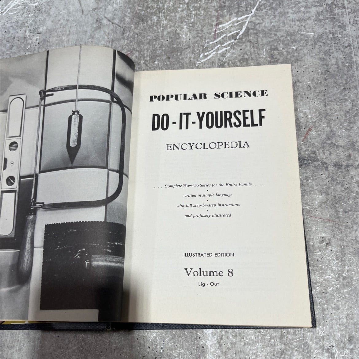 popular science do-it-yourself encyclopedia book, by unknown, 1961 Hardcover image 2