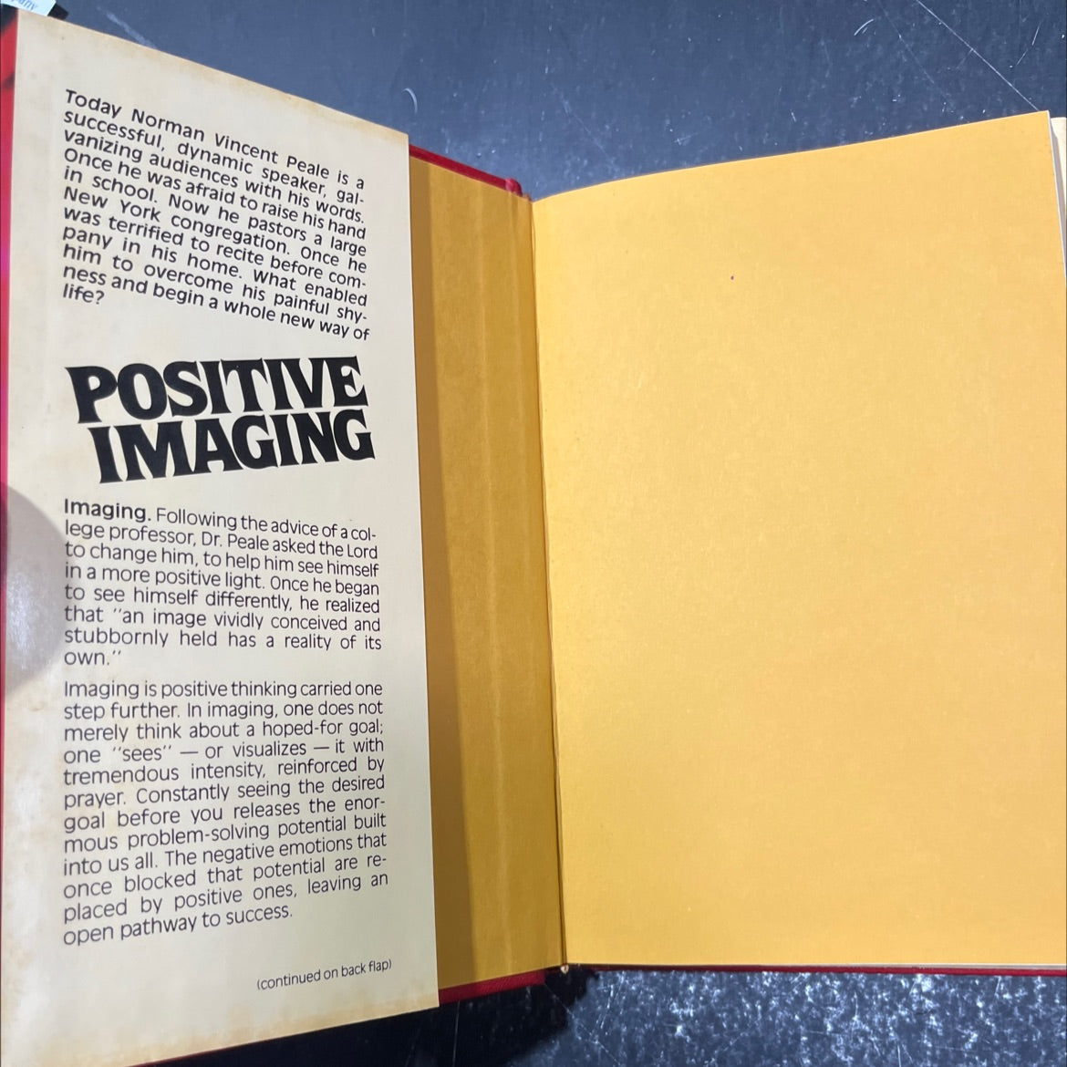 positive imaging book, by Norman Vincent Peale, 1982 Hardcover image 4