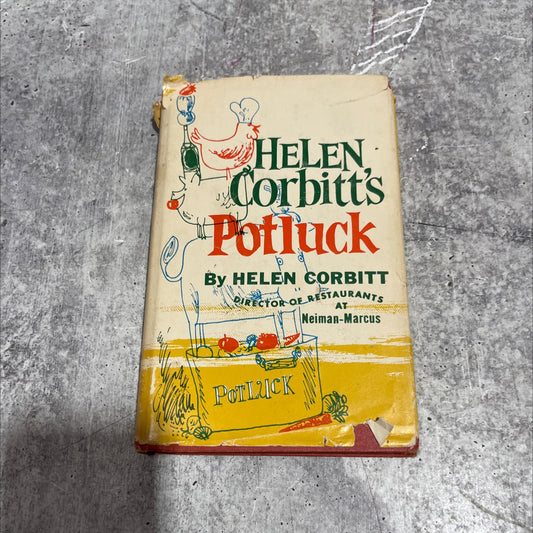 potluck by helen corbitt book, by helen corbitt, 1962 Hardcover image 1