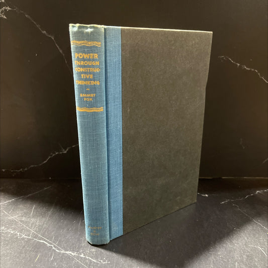 power through constructive thinking book, by emmet fox, 1940 Hardcover image 1