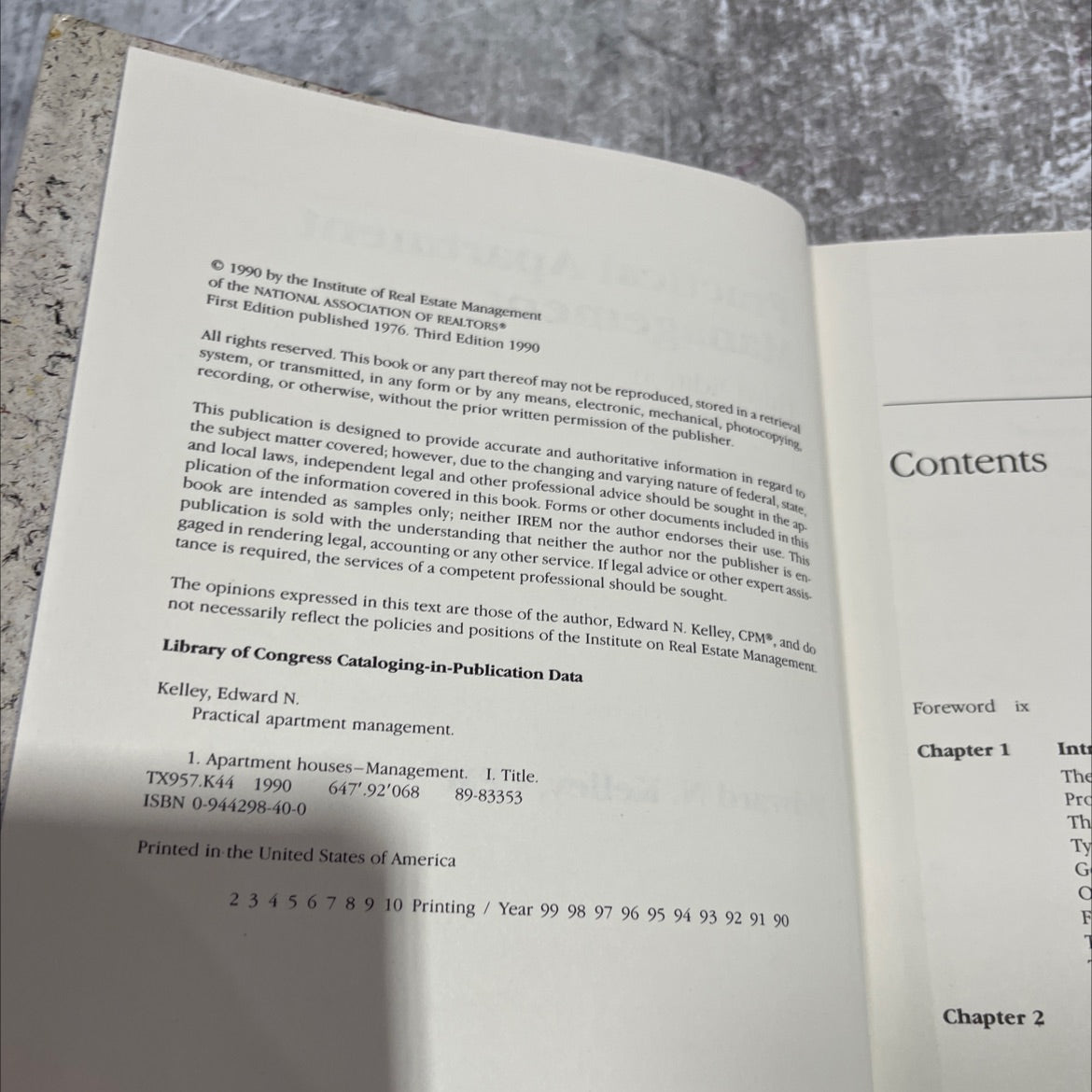 practical apartment management book, by Edward N. Kelley, 1990 Hardcover image 3