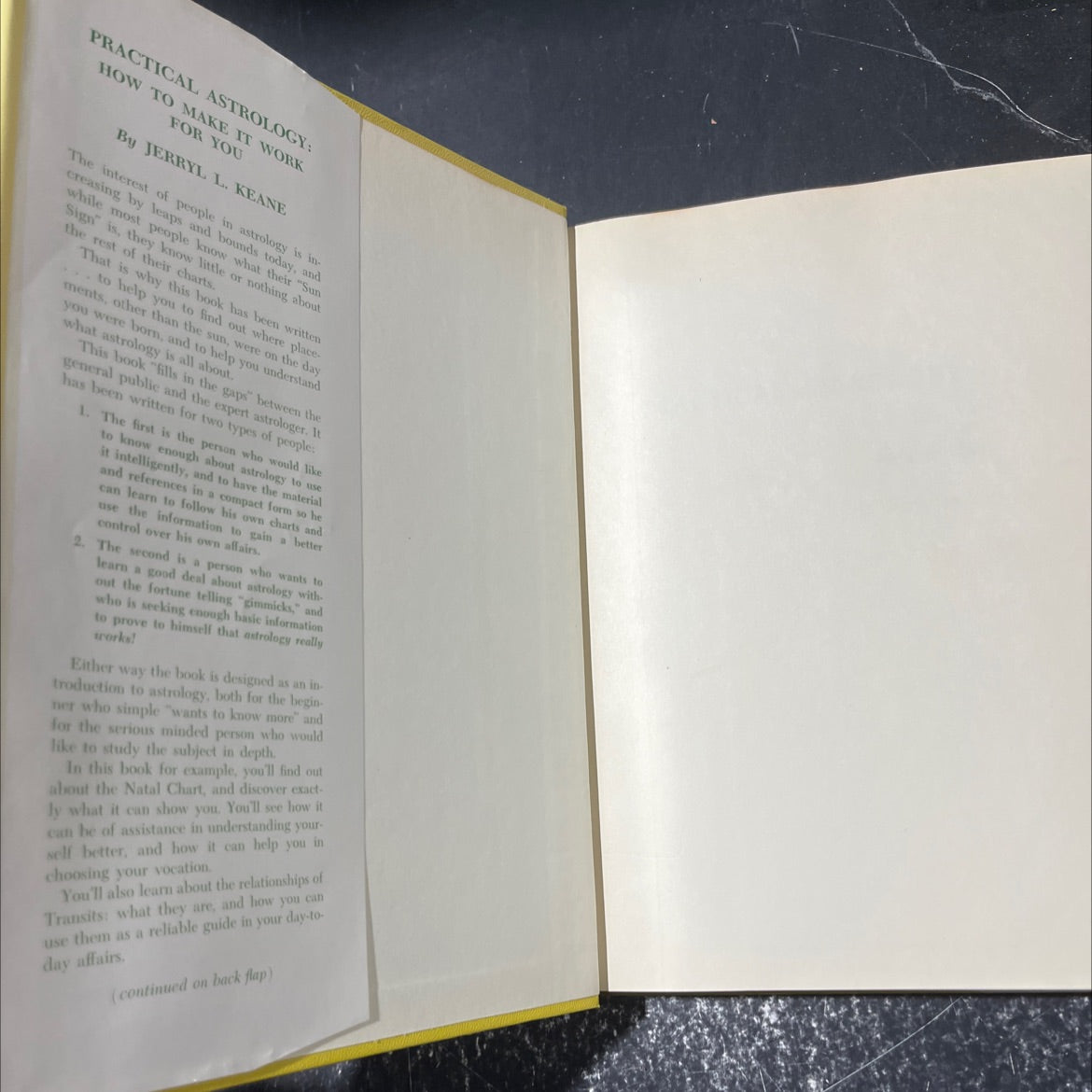 practical astrology how to make it work for you book, by jerryl l. keane ph.d., 1967 Hardcover image 4