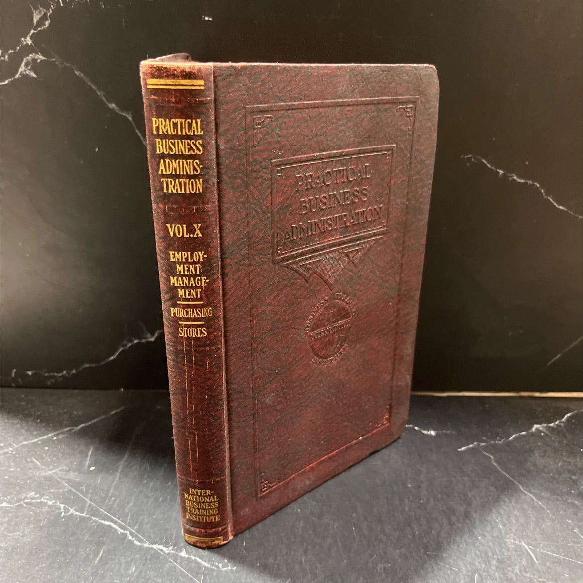 practical business administration book, by unknown, 1928 Hardcover image 1