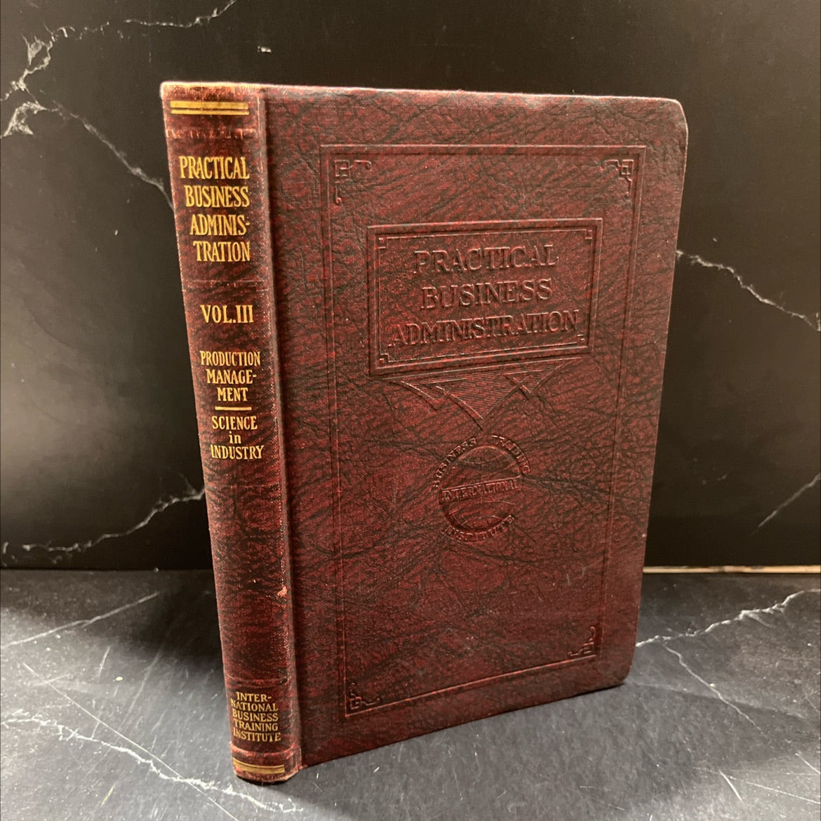 practical business administration book, by unknown, 1928 Hardcover image 1