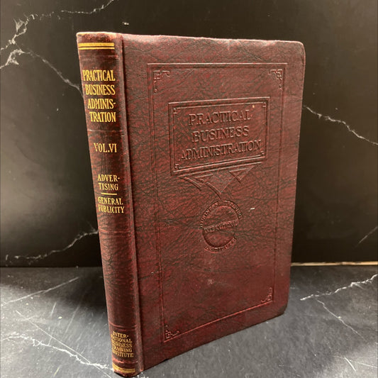 practical business administration book, by unknown, 1928 Hardcover image 1
