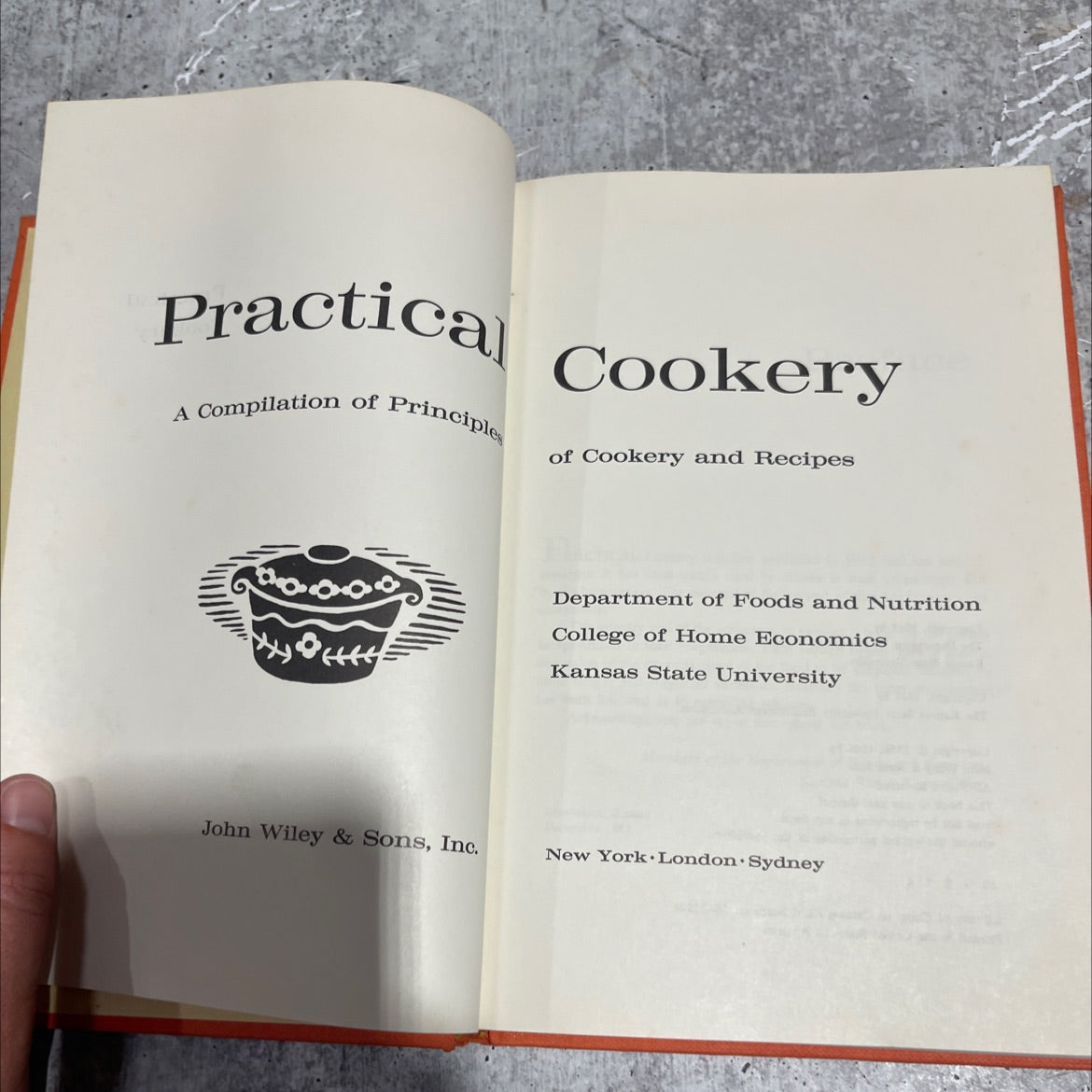 practical cookery book, by department of foods and nutrition, kansas state university, 1966 Hardcover image 2