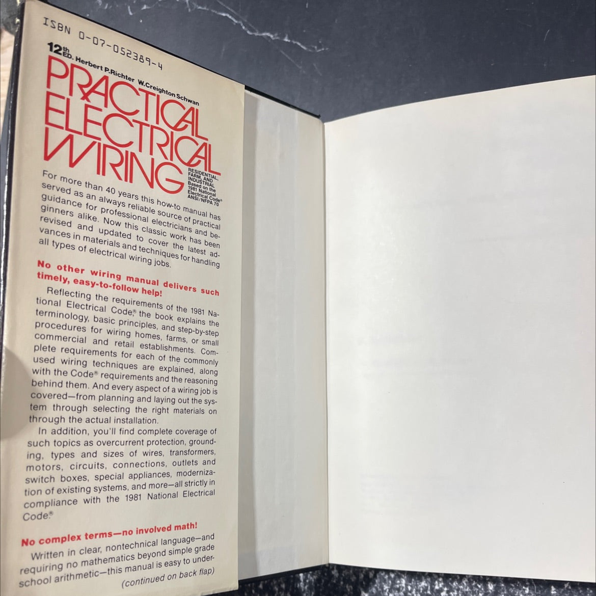 practical electrical wiring residential, farm, and industrial twelfth edition book, by h. p. richter, w. creighton image 4