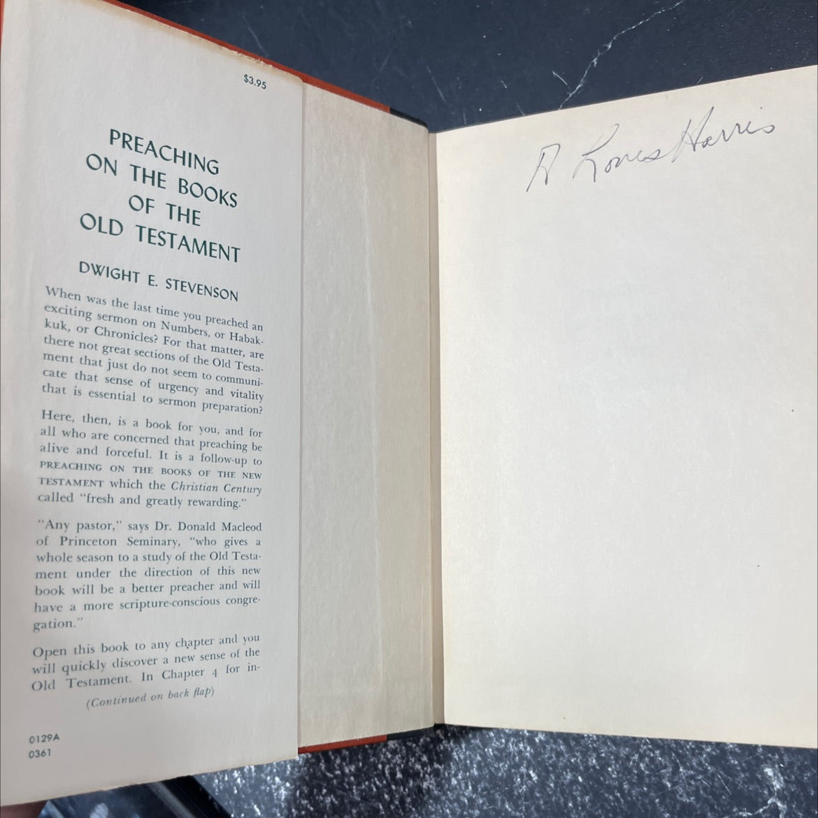 preaching on the books of the old testament book, by dwight e. stevenson, 1961 Hardcover image 4