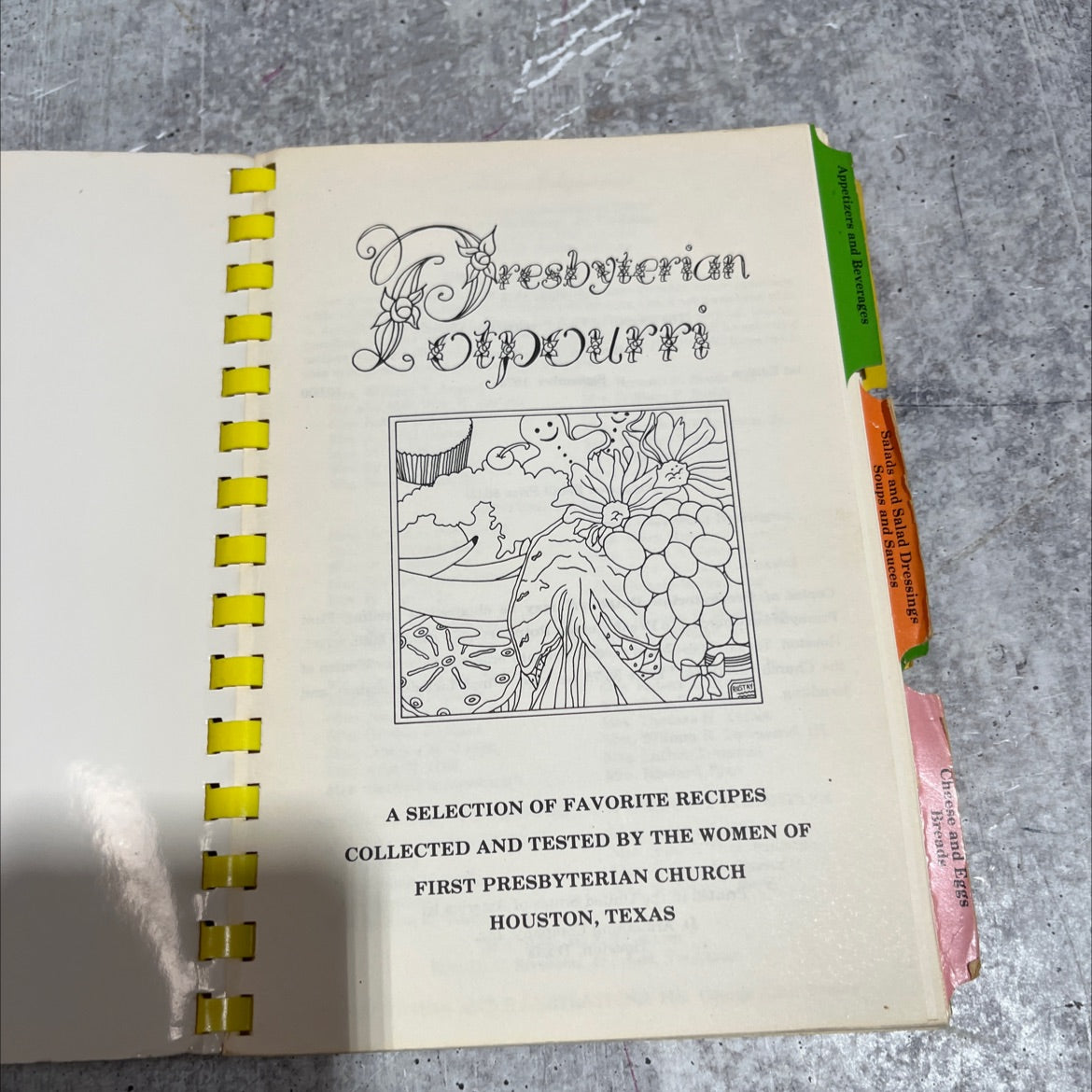 presbyterian potpourri book, by women of first presbyterian church houston, texas, 1975 Paperback image 2