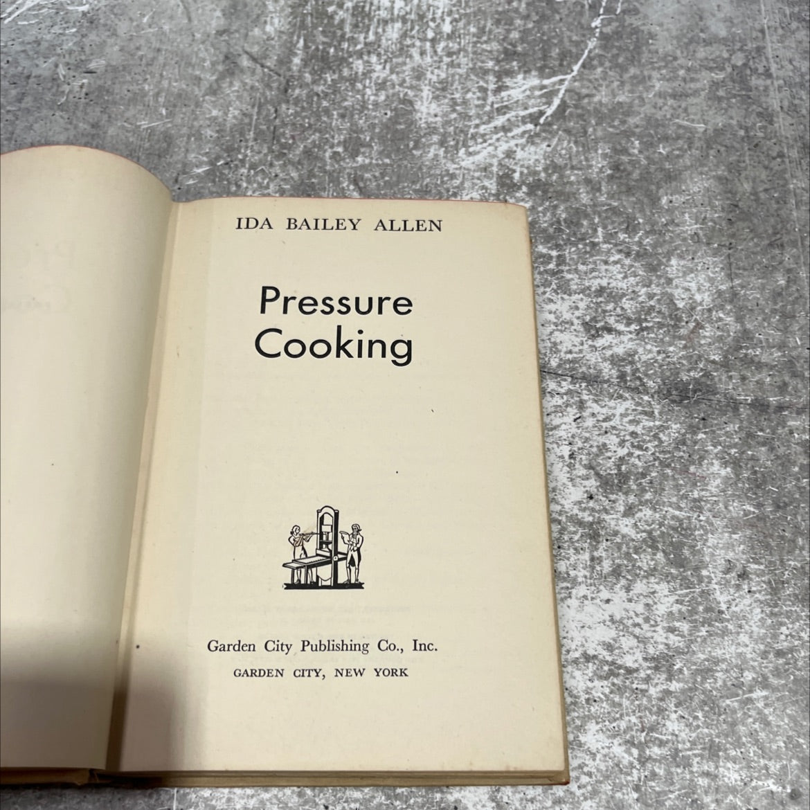 pressure cooking book, by ida bailey allen, 1947 Hardcover image 2