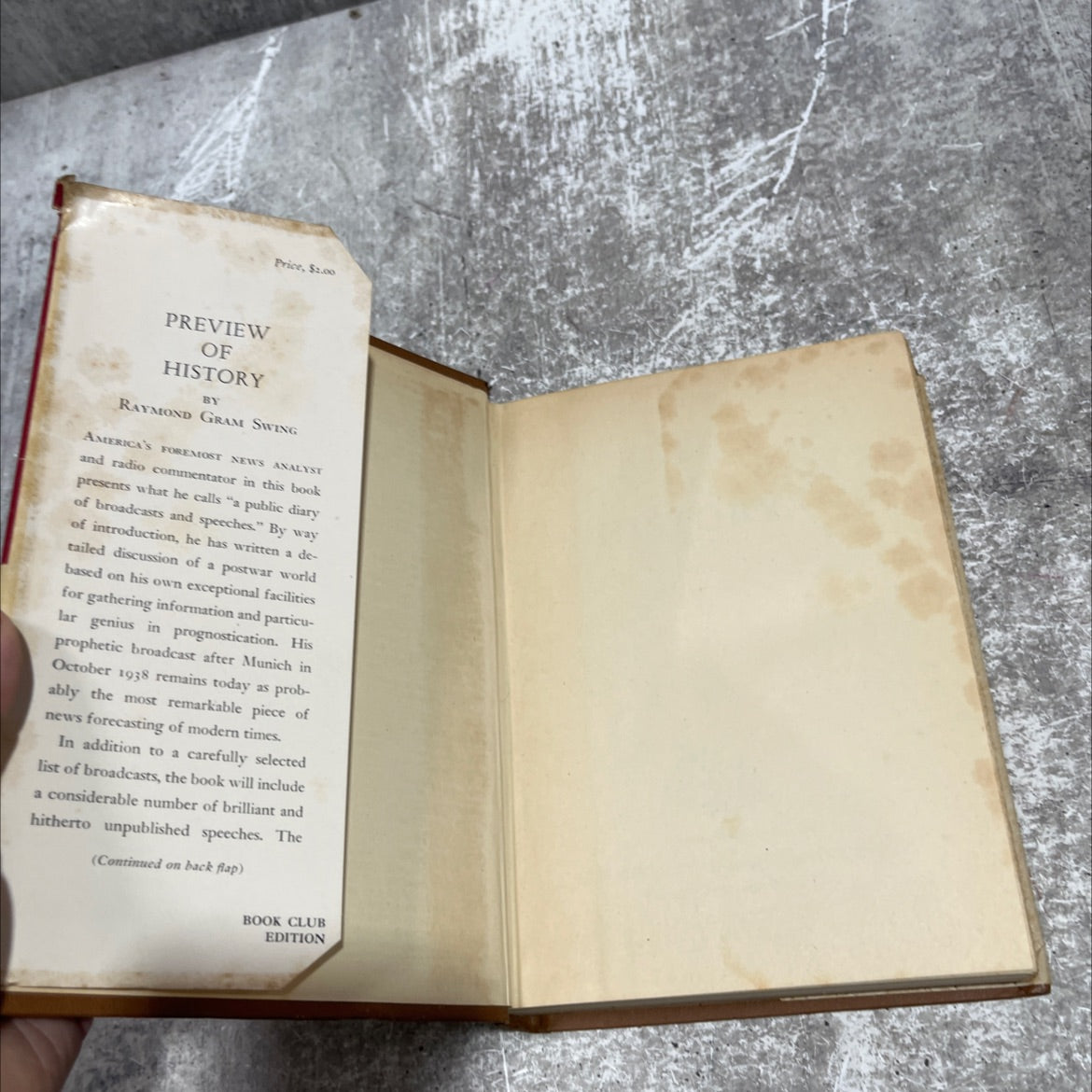 preview of history book, by raymond gram swing, 1943 Hardcover image 4