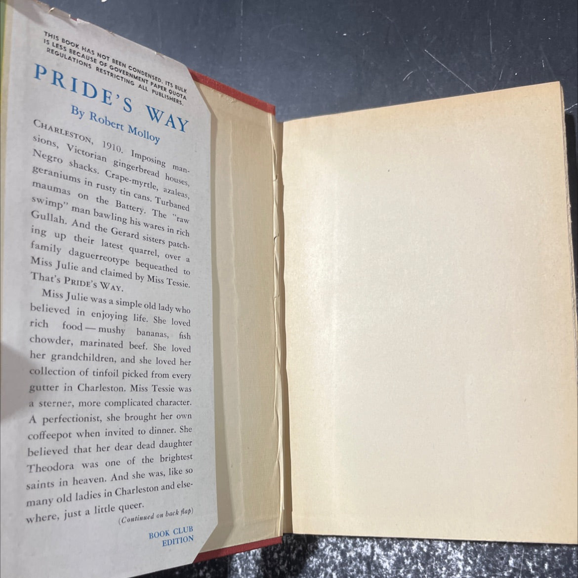 pride's way book, by robert molloy, 1945 Hardcover image 4