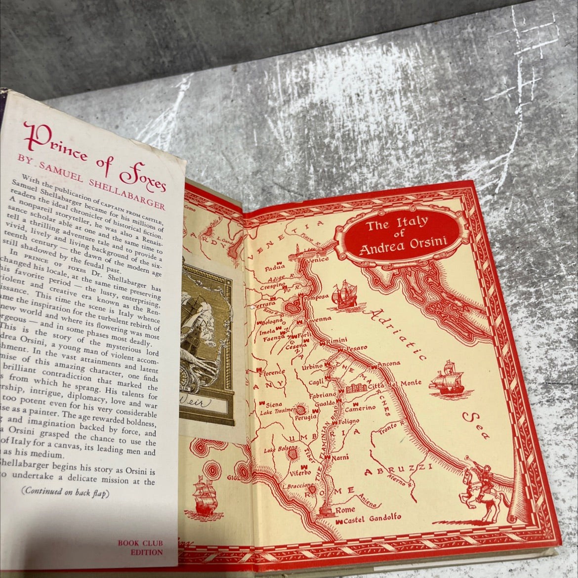 prince of foxes book, by samuel shellabarger, 1947 Hardcover image 4