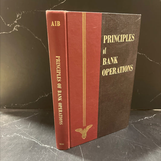 principles of bank operations book, by American Institute of Banking, 1968 Hardcover image 1