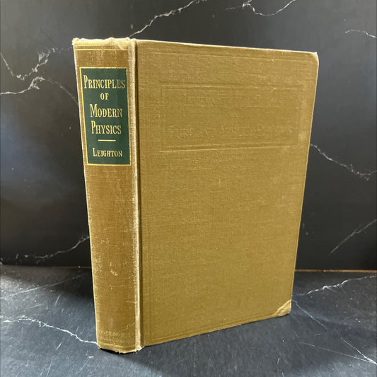 principles of modern physics book, by robert b. leighton, 1959 Hardcover image 1