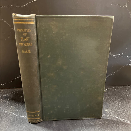 principles of plant physiology book, by oran raber, 1930 Hardcover image 1