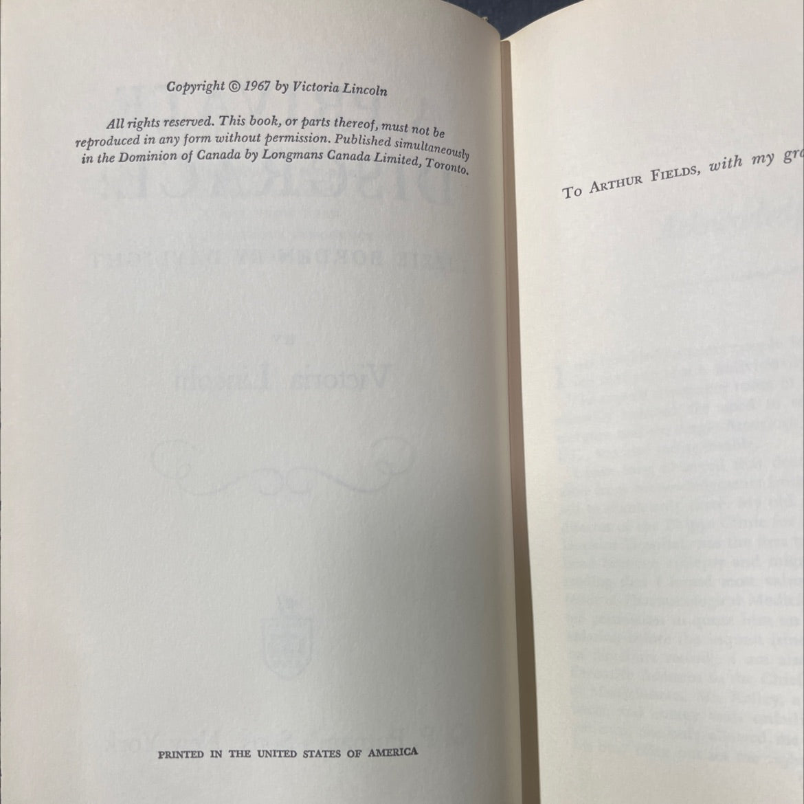 private disgrace: lizzie borden by daylight book, by victoria lincoln, 1967 Hardcover image 3