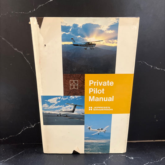 private pilot manual book, by jeppesen sanderson, 1981 Hardcover image 1
