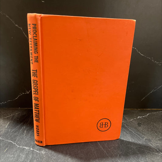 proclaiming the new testament the gospel of matthew book, by herschel h. hobbs, 1963 Hardcover image 1