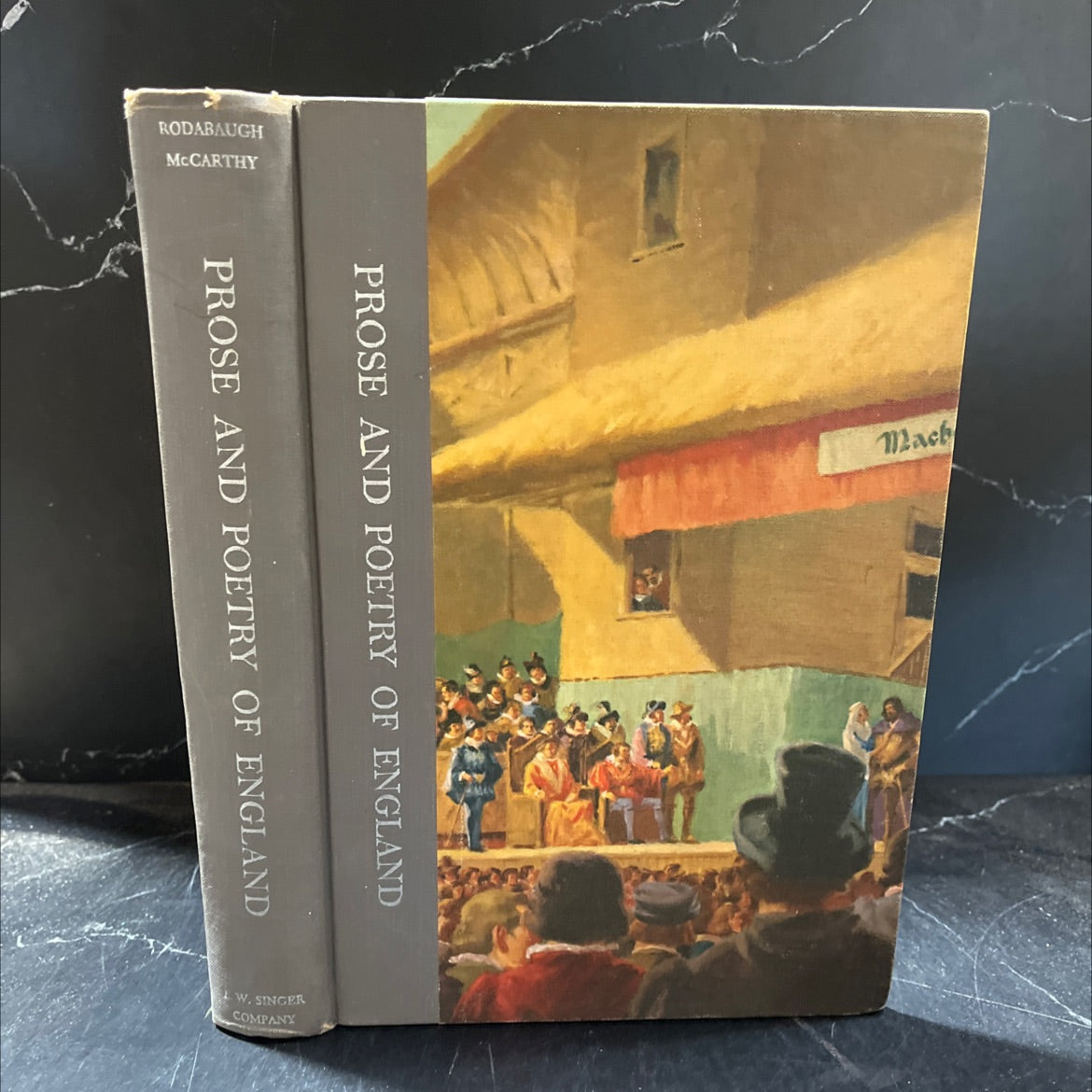 prose and poetry of england book, by delmer rodabaugh, agnes l. mccarthy, 1955 Hardcover image 1