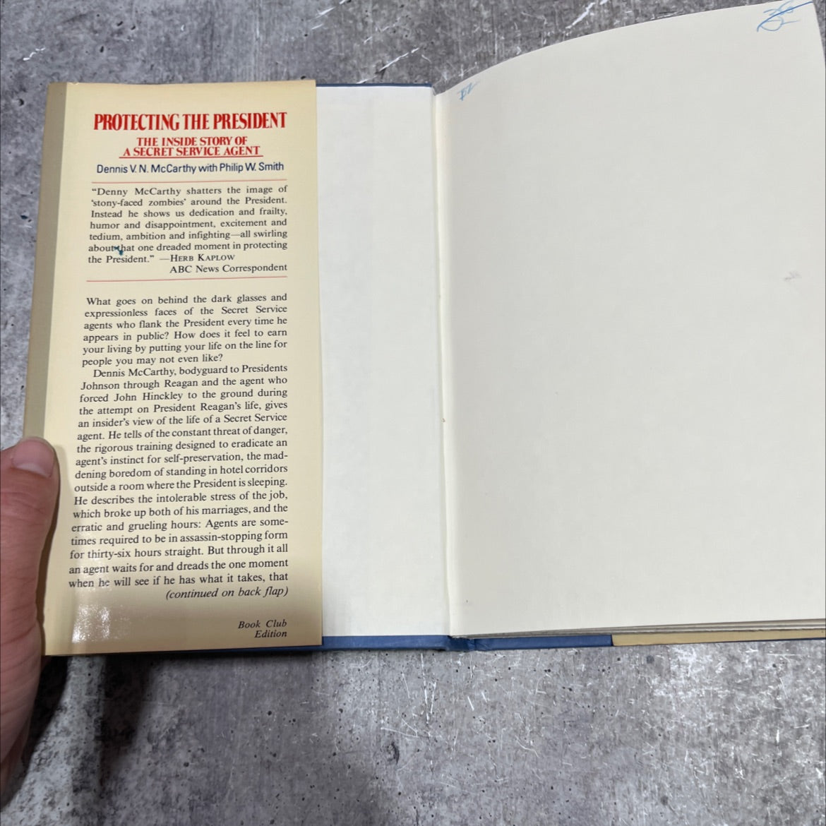 protecting the president the inside story of a secret service agent book, by dennis v. n. mccarthy with philip w. image 4