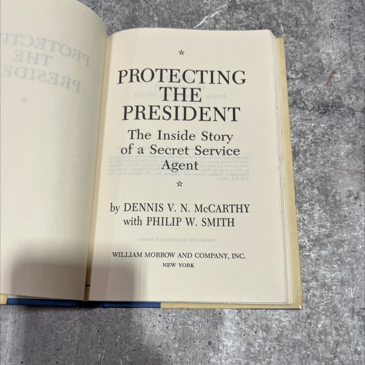 protecting the president the inside story of a secret service agent book, by dennis v. n. mccarthy with philip w. image 2