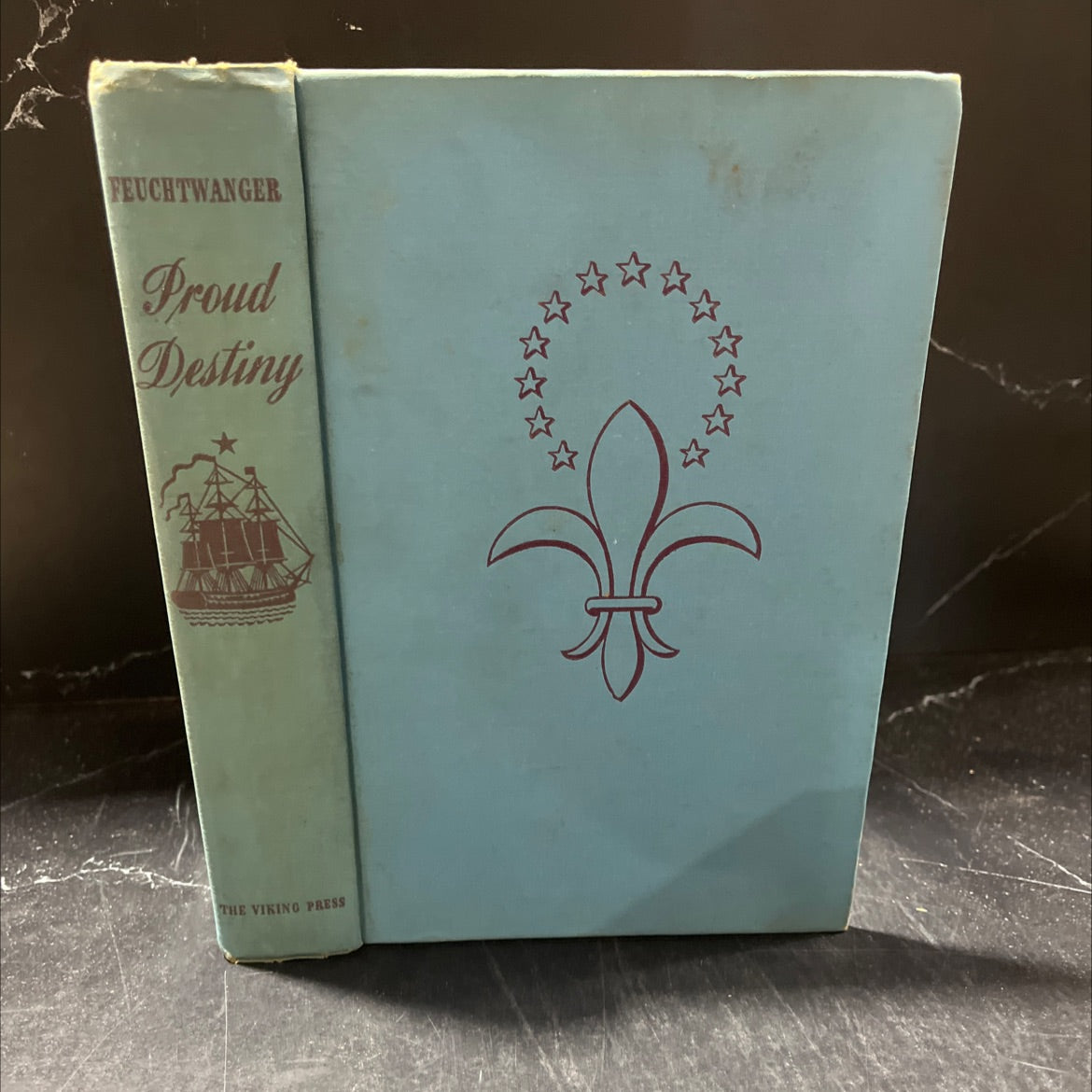 proud destiny book, by lion feuchtwanger, 1947 Hardcover image 1