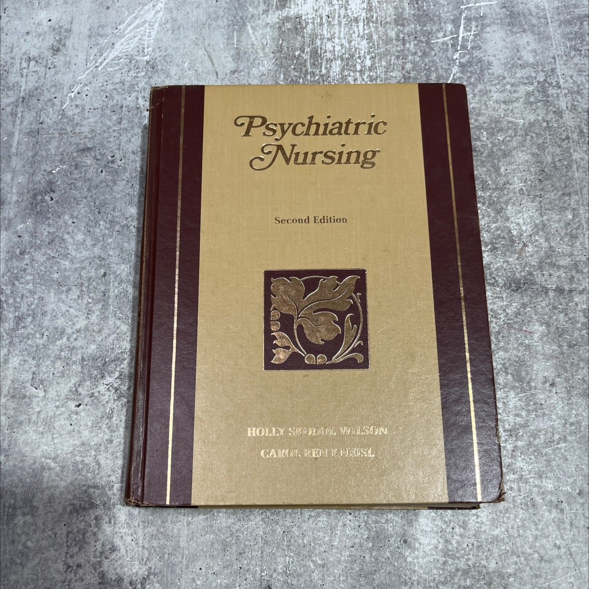 psychiatric nursing book, by holly skodol wilson, carol ren kneisl, 1983 Hardcover image 1