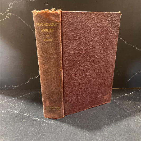 psychology applied book, by george w. crane, 1944 Hardcover image 1