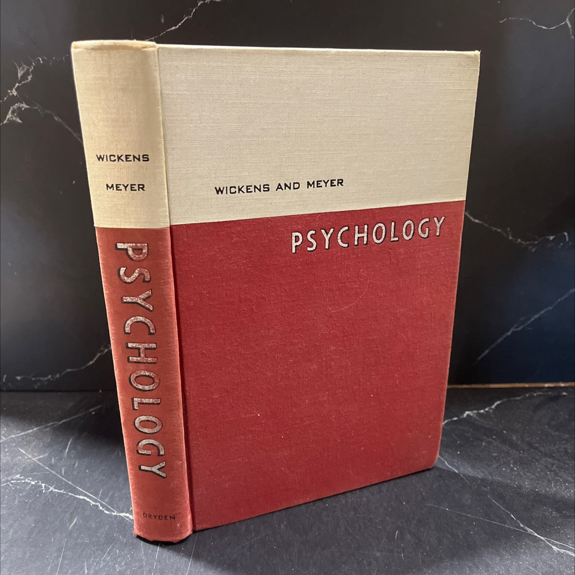 psychology book, by delos d. wickens, donald r. meyer, 1955 Hardcover image 1
