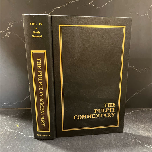 pulpit commentary on ruth i & ii samuel book, by h. d. m. spence, joseph s. exell, 1970 Hardcover image 1