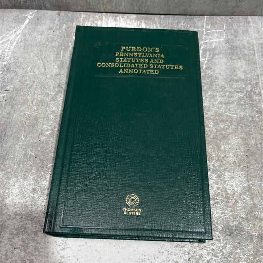purdon's pennsylvania statutes and consolidated statutes annotated book, by Thomson Reuters, 2019 Hardcover image 1