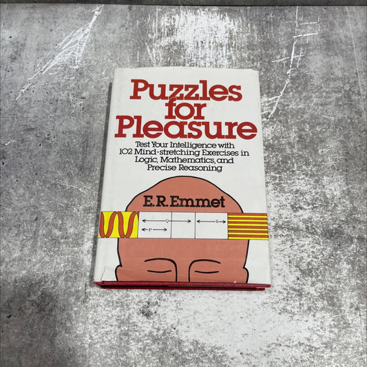 puzzles for pleasure book, by e. r. emmet, 1972 Hardcover image 1