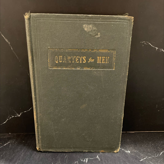 quartets for men gospel songs negro spirituals secular songs book, by Daniel Protheroe, J. N. Rodeheaver, 1926 Hardcover image 1
