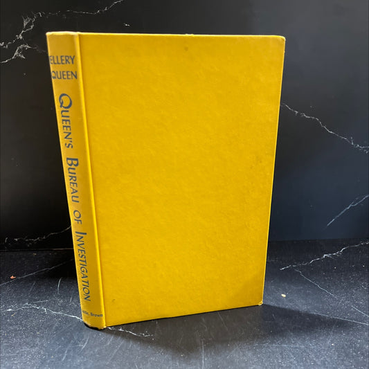 queen's bureau of investig investigation book, by ellery queen, 1954 Hardcover image 1