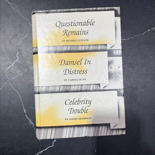 questionable remains book, by beverly connor, 1997 Hardcover image 1