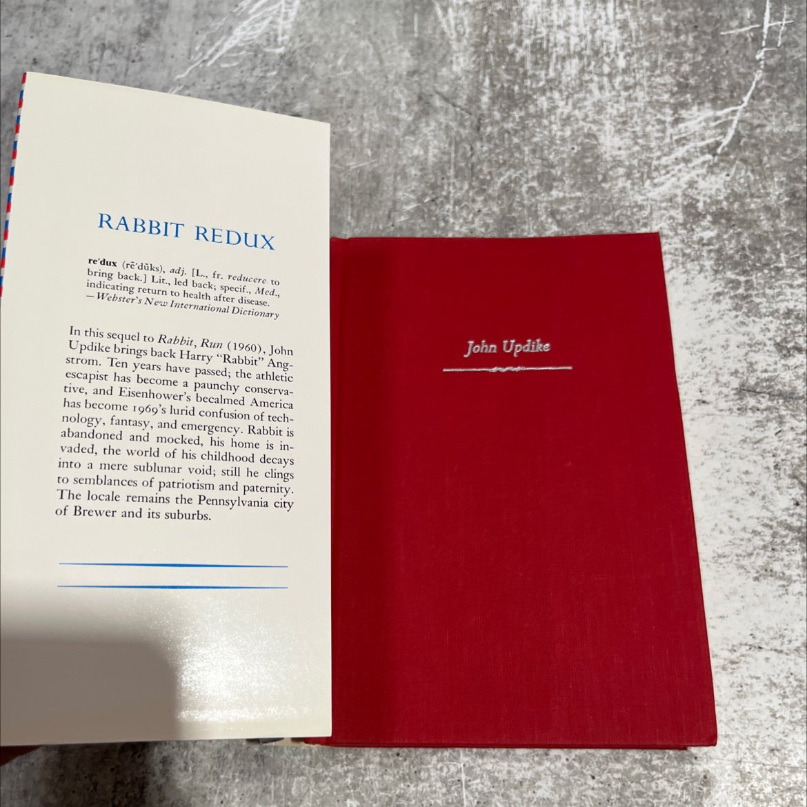 rabbit redux book, by John Updike, 1981 Hardcover image 4