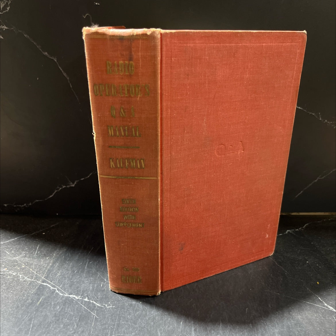 radio operator's license q & a manual book, by milton kaufman, 1961 Hardcover image 1