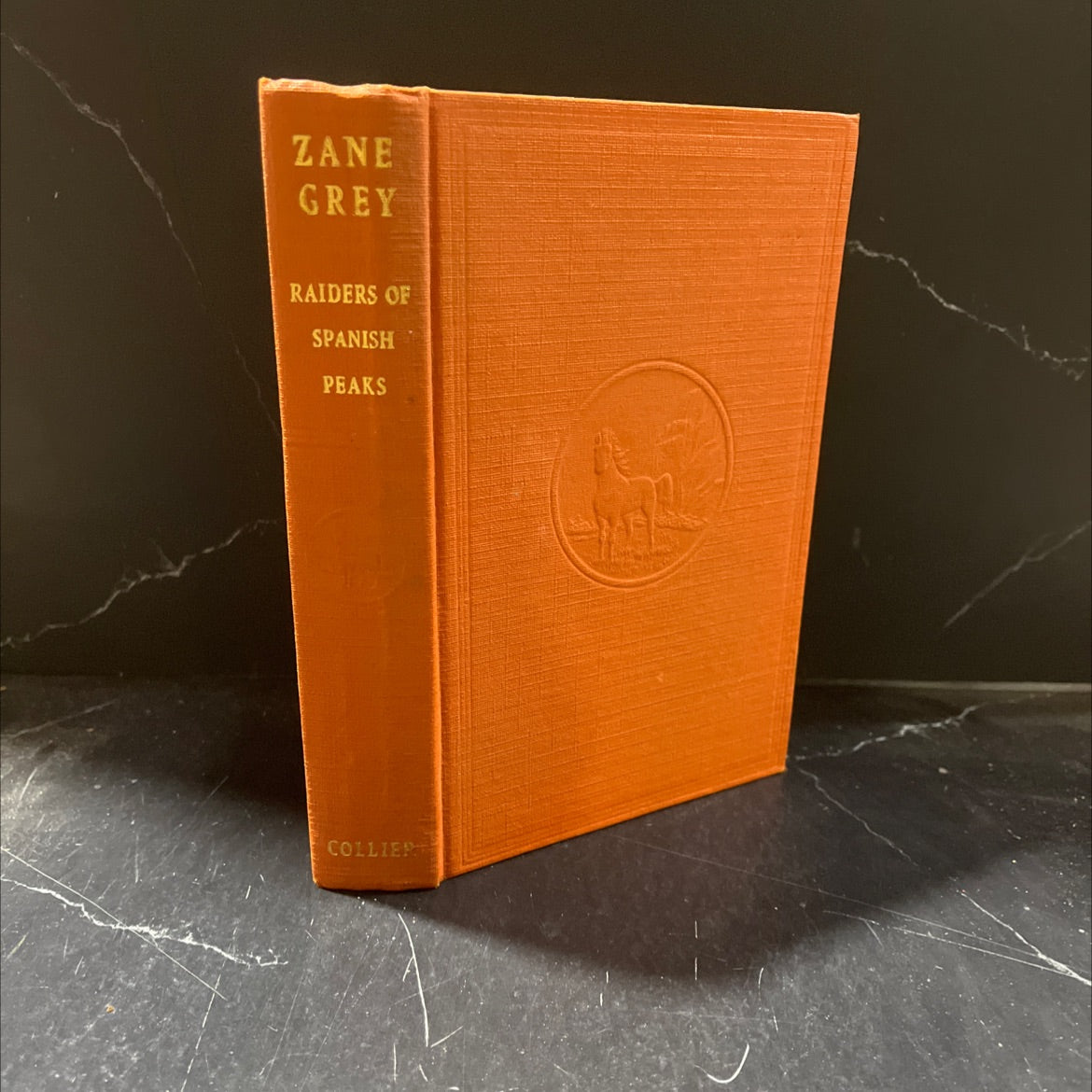 raiders of spanish peaks book, by zane grey, 1938 Hardcover image 1
