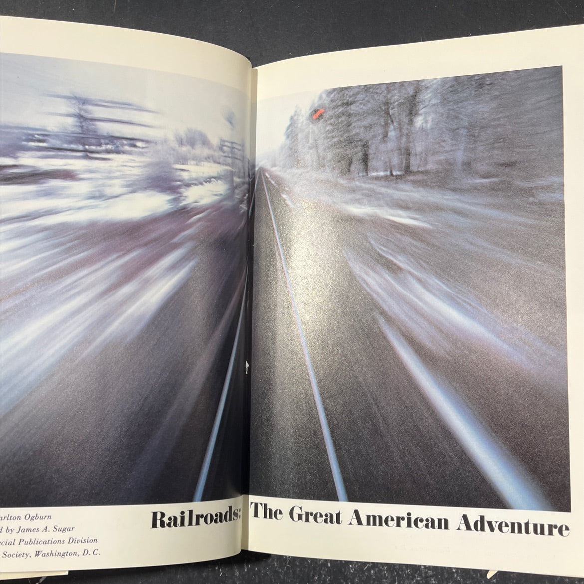 railroads the great american adventure book, by james a. sugar, 1977 Hardcover image 2