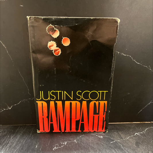 rampage book, by justin scott, 1985 Hardcover image 1