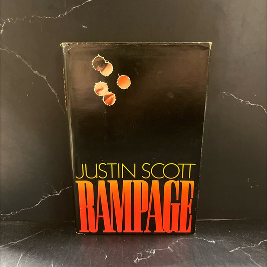 rampage book, by justin scott, 1985 Hardcover image 1